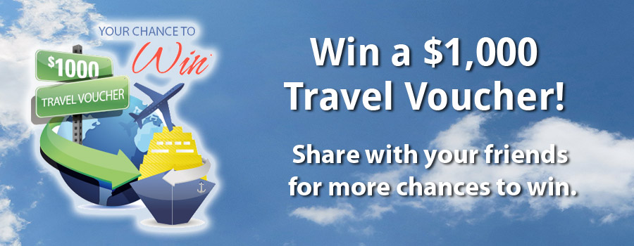 Win a $1,000 Travel Voucher